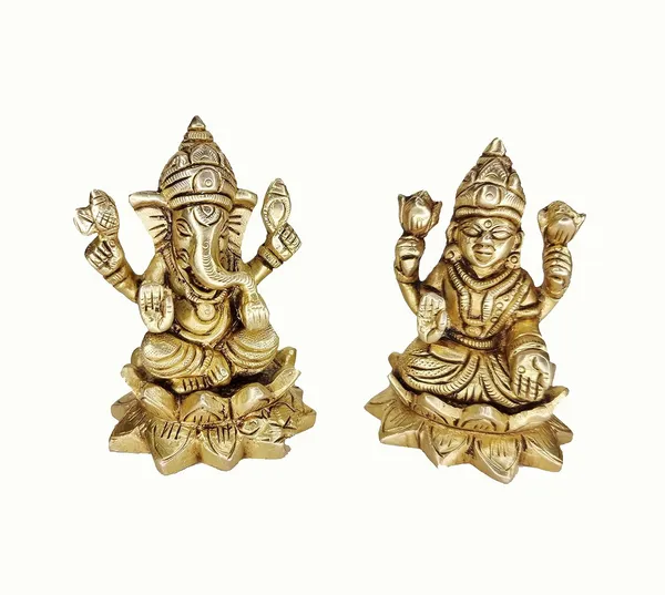 Metal_Gold_Plated_Laxmi_Ganesh_Set_Idol_Showpiece