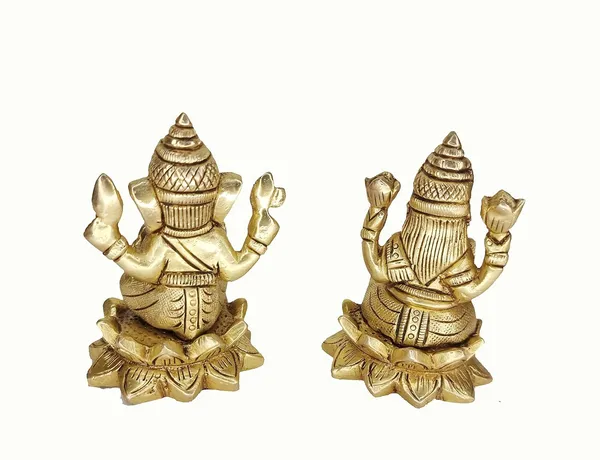 Metal_Gold_Plated_Laxmi_Ganesh_Set_Idol_Showpiece