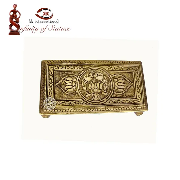 Brass_Chowki_–_Elephant_Leg_Design_Asan_For_Home_&_Temple_Use_(5.5_Inches_X_3.5_Inches,_450G)