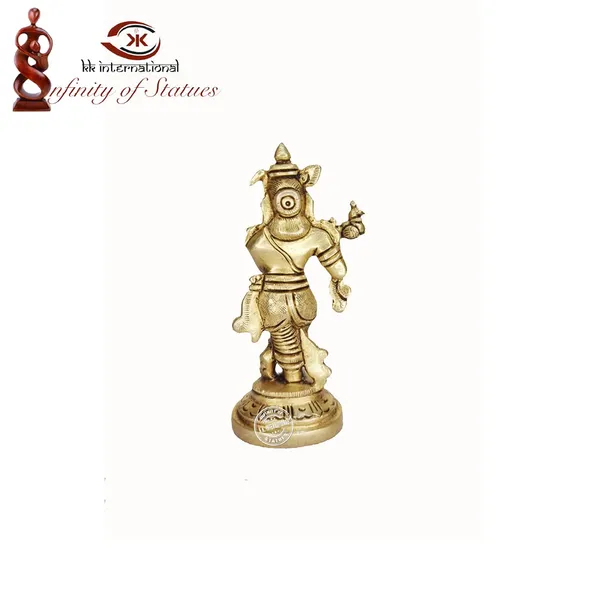 Yellow_Brass_Murli_Krishna_Statue,_Standard