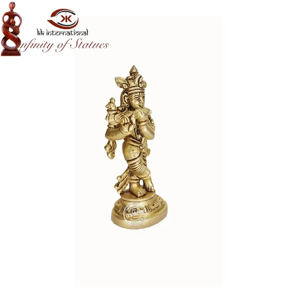 Yellow_Brass_Murli_Krishna_Statue,_Standard