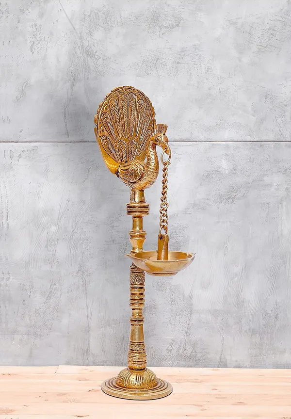 Brass_Pair_Of_Parrot_Design_Bird_Diya_Oil_Lamp