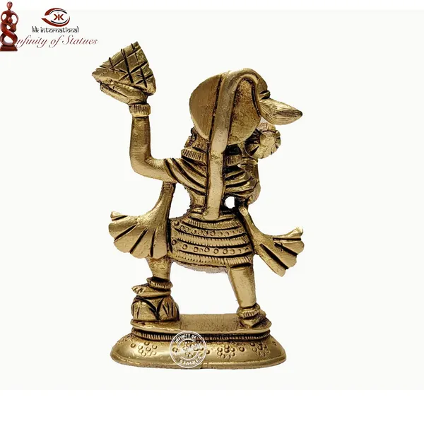 Brass_Hanuman_Murti_200_Grm_By_|_3.7_Inch_Pital_Hanuman_Idol_For_Home_Decor
