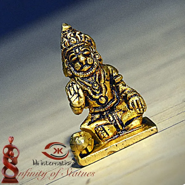 2_Inches_Bajrangbali_Brass_Statue_–_Ideal_For_Travel,_Workplace_&_Home