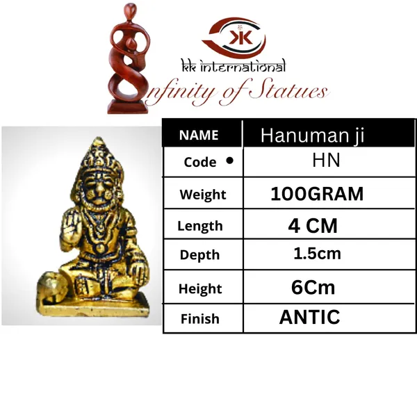 2_Inches_Bajrangbali_Brass_Statue_–_Ideal_For_Travel,_Workplace_&_Home