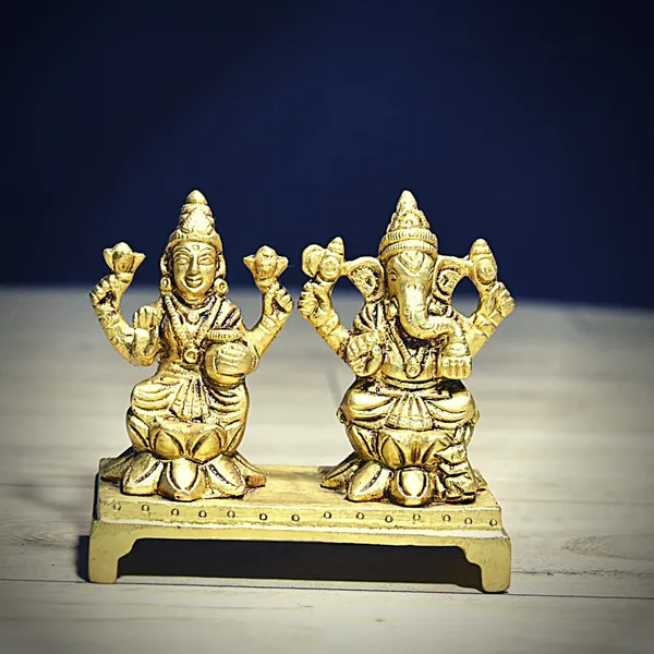 Brass_Laxmi_Ganesh_Idol_Set_Ganpati_Murti_Lakshmi_Ganesh_Sitting_On_Lotus_Flower_Singhasan