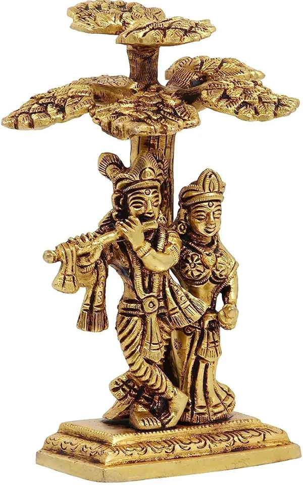 Radha_Krishna_Brass_Statues_With_In_Tree_Shape_For_Home_Decor