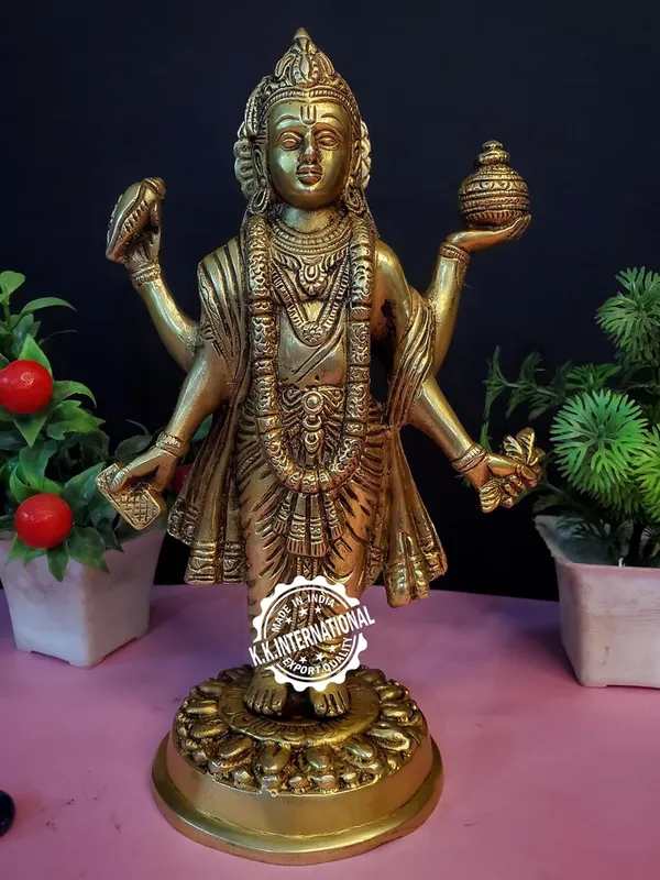 Brass_Dhanavantri_Ji_Statue