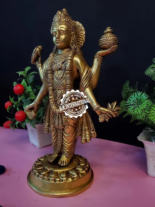 Brass_Dhanavantri_Ji_Statue