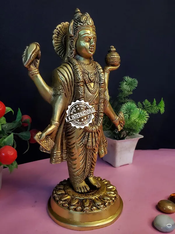 Brass_Dhanavantri_Ji_Statue