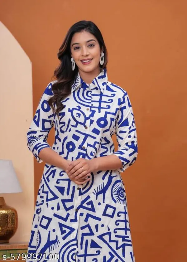 Blue_Cotton_Co-Ord_Set_For_Women_&_Girls