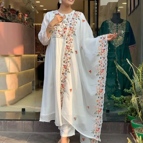 White_Embroidered_Anarkali_Style_Suit
