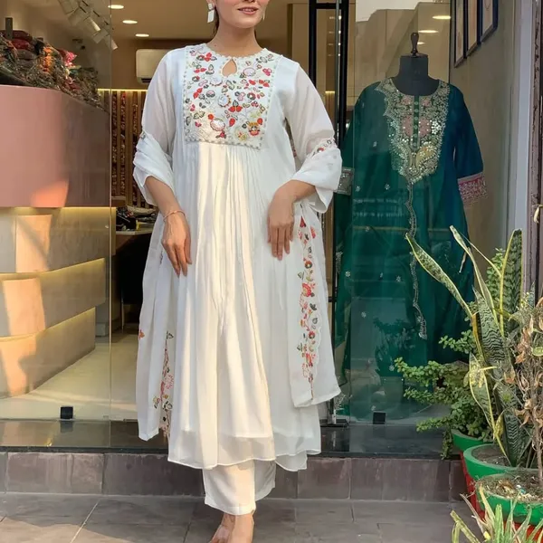 White_Embroidered_Anarkali_Style_Suit