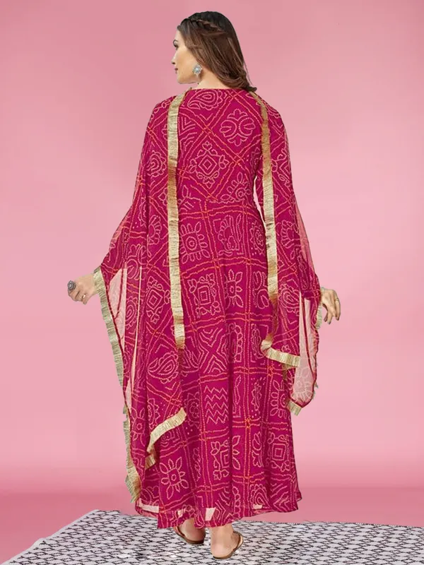 Women's__Rayon_Blend_Printed_Gown_with_Dupatta_(no_pants)-_2pc_set,_TK009