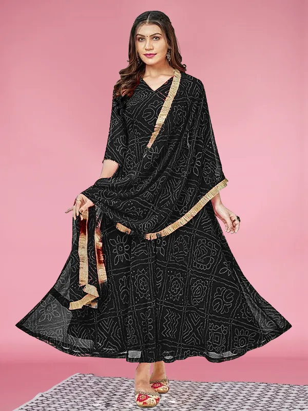 Women's__Rayon_Blend_Printed_Gown_with_Dupatta_(no_pants)-_2pc_set,_TK009