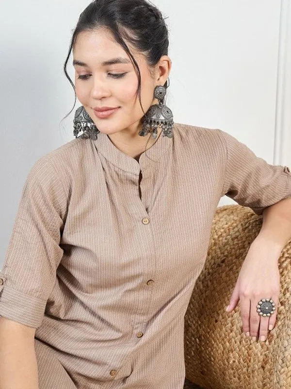 Kaatha_work_Cotton_Long_Co-ord_set_with_Mandarin_collar,_2pc,_TK148-157