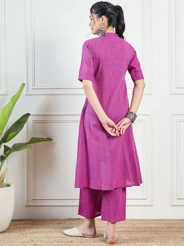 Kaatha_work_Cotton_Long_Co-ord_set_with_Mandarin_collar,_2pc,_TK148-157