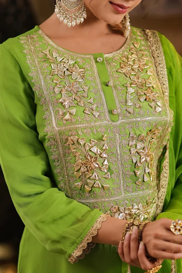 Green_Georgette_Gota_Patti_Work_Palazzo_Set
