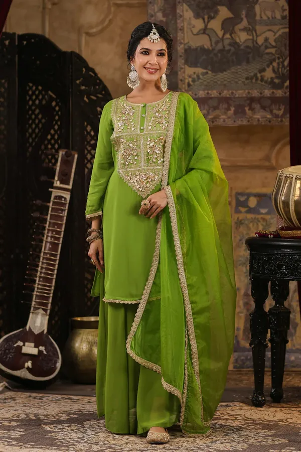 Green_Georgette_Gota_Patti_Work_Palazzo_Set