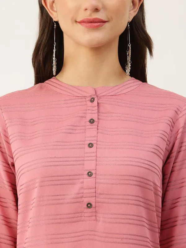Pink_Viscose_Premium_&_Elegant_Kurta_&_Pant_Set_With_Dupatta_For_Women_&_Girls