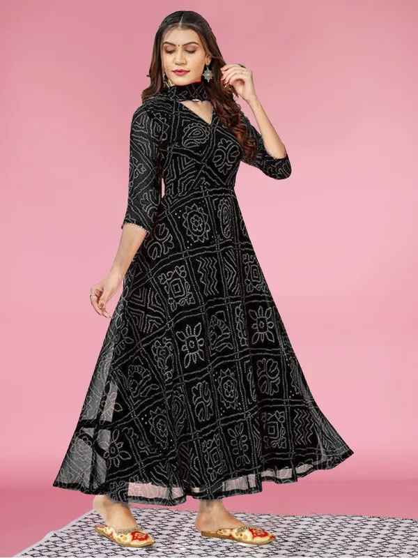 Black_Rayon_Premium_&_Elegant_Kurta_With_Dupatta_For_Women_&_Girls