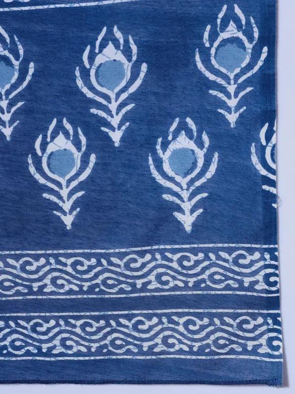 Dark_Blue_Rayon_Premium_&_Elegant_Kurta_&_Pant_Set_With_Dupatta_For_Women_&_Girls