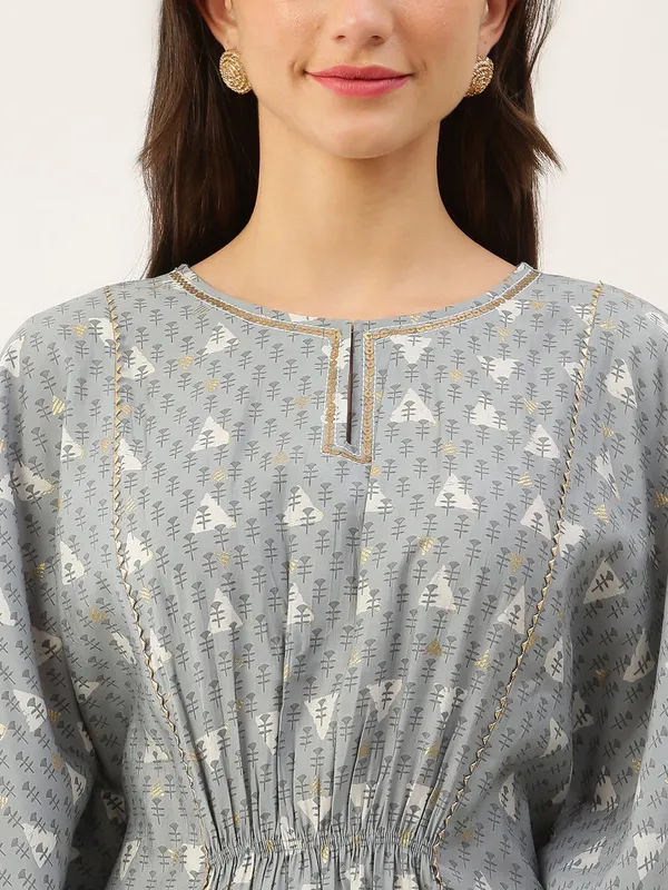 Grey_Chanderi_Premium_&_Elegant_Kurta_For_Women_&_Girls