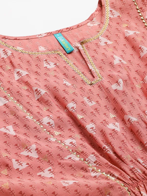 Pink_Chanderi_Premium_&_Elegant_Kurta_For_Women_&_Girls