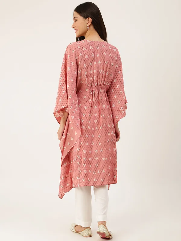 Pink_Chanderi_Premium_&_Elegant_Kurta_For_Women_&_Girls