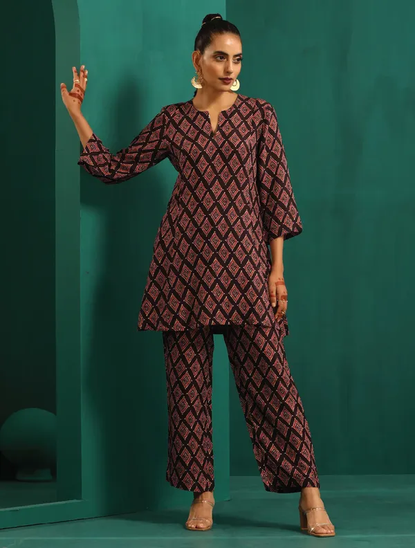 Coffee_Rayon_Premium_&_Elegant_Co-Ord_Sets_For_Women_&_Girls