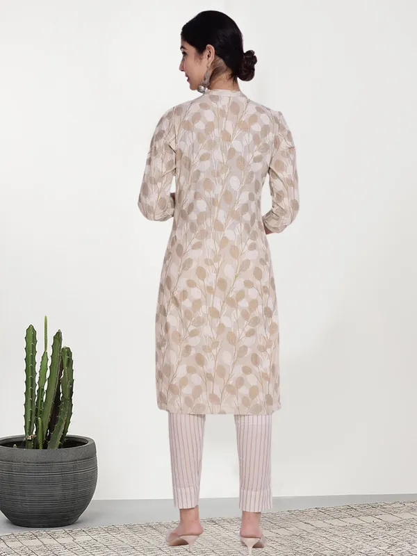 Beige_Cotton_Premium_&_Elegant_Kurta_For_Women_&_Girls