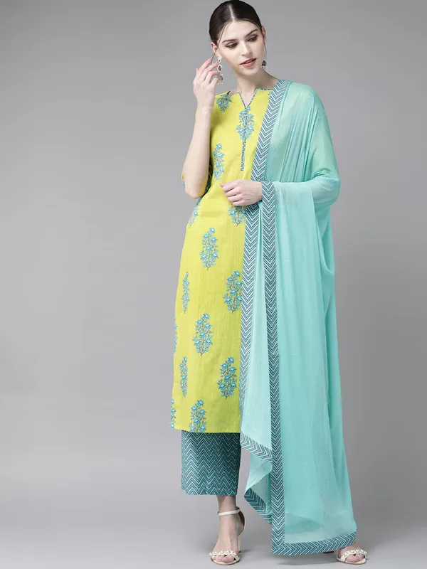 Multicolor_Rayon_Premium_&_Elegant_Kurta_&_Pant_Set_With_Dupatta_For_Women_&_Girls
