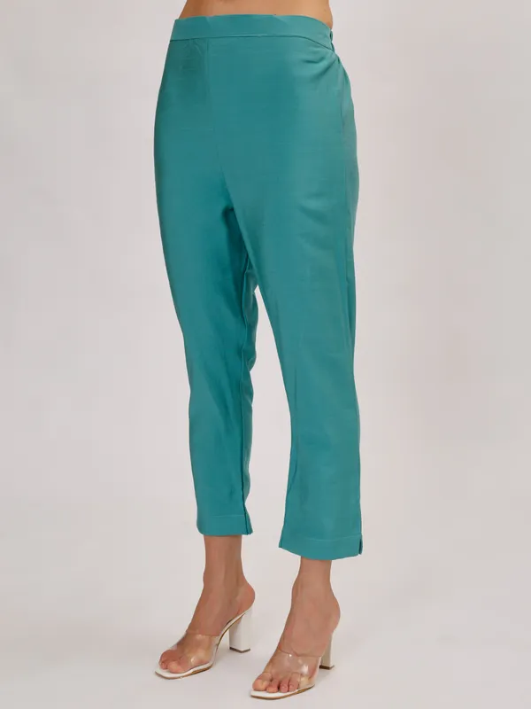 Sea_Green_Rayon_Premium_&_Elegant_Kurta_&_Pant_Set_With_Dupatta_For_Women_&_Girls