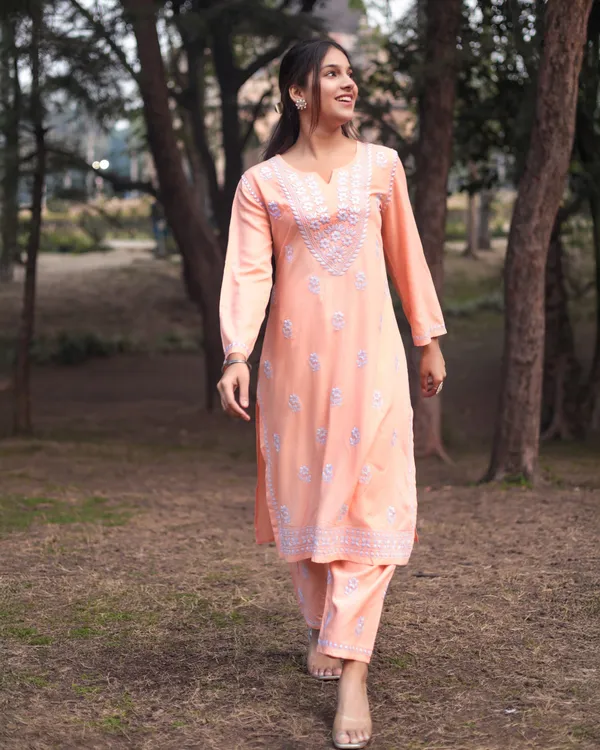 Peach_Cotton_Premium_&_Elegant_Co-Ord_Sets_For_Women_&_Girls