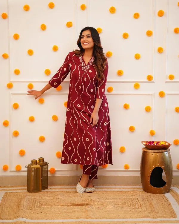 Maroon_Rayon_Premium_&_Elegant_Co-Ord_Sets_For_Women_&_Girls