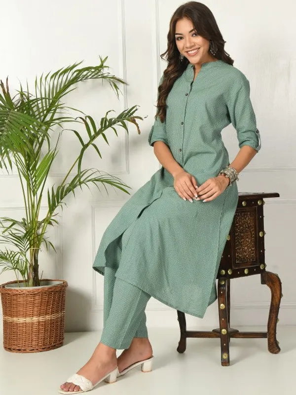 Green_Cotton_Premium_&_Elegant_Co-Ord_Sets_For_Women_&_Girls