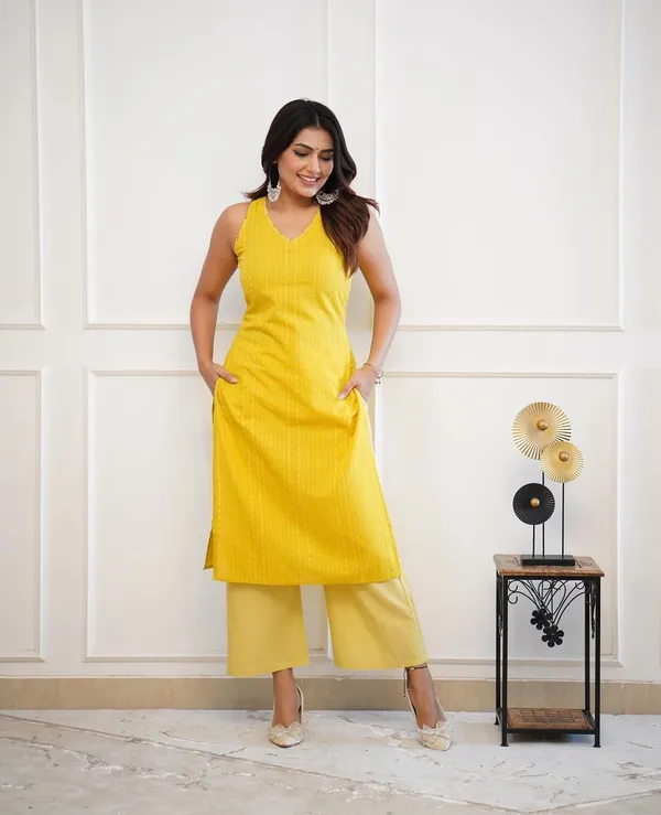 Yellow_Cotton_Premium_&_Elegant_Co-Ord_Sets_For_Women_&_Girls