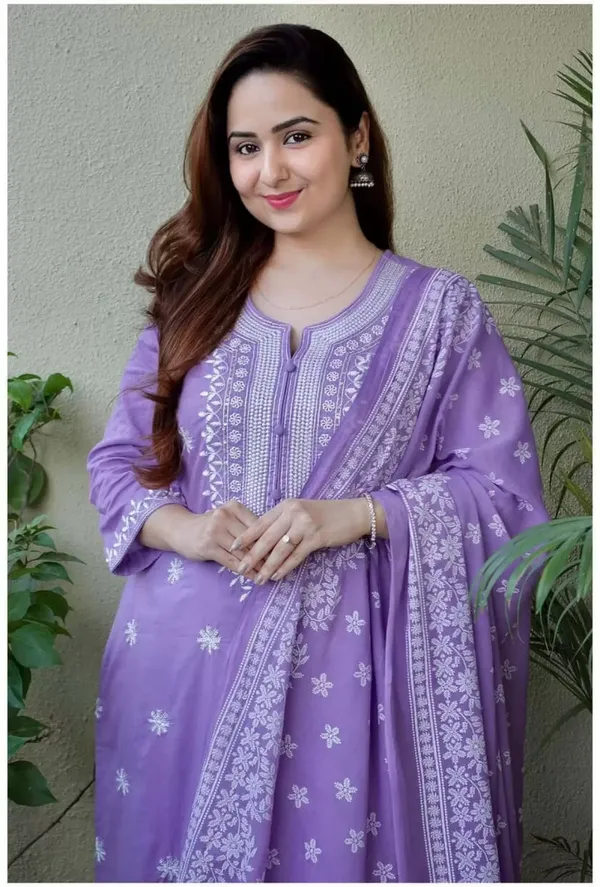 Purple_Viscose_Premium_&_Elegant_Kurta_,_Dupatta_Pant_For_Women_&_Girls