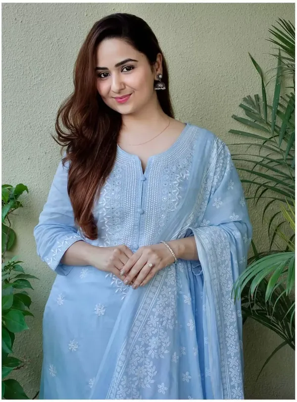 Blue_Viscose_Premium_&_Elegant_Kurta_,_Dupatta_Pant_For_Women_&_Girls