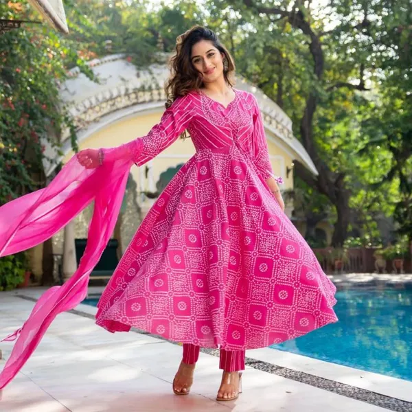 Pink_Cotton_Premium_&_Elegant_Kurta_,_Dupatta_Pant_For_Women_&_Girls
