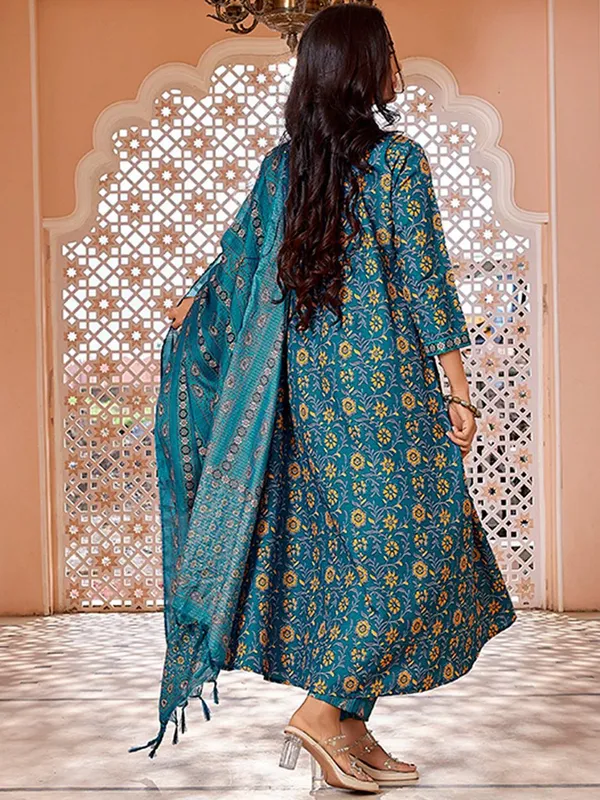 Rama_Blue_Viscose_Premium_&_Elegant_Kurta_,_Dupatta_Pant_For_Women_&_Girls
