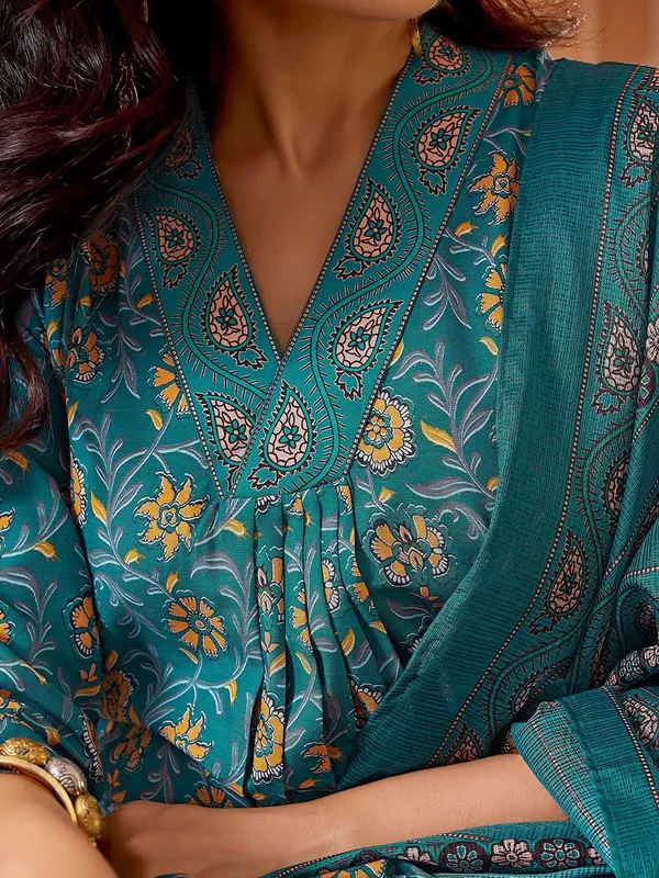 Rama_Blue_Viscose_Premium_&_Elegant_Kurta_,_Dupatta_Pant_For_Women_&_Girls
