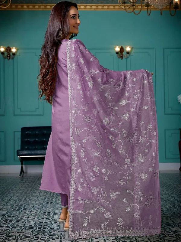 Purple_Chanderi_Premium_&_Elegant_Kurta_,_Dupatta_Pant_For_Women_&_Girls
