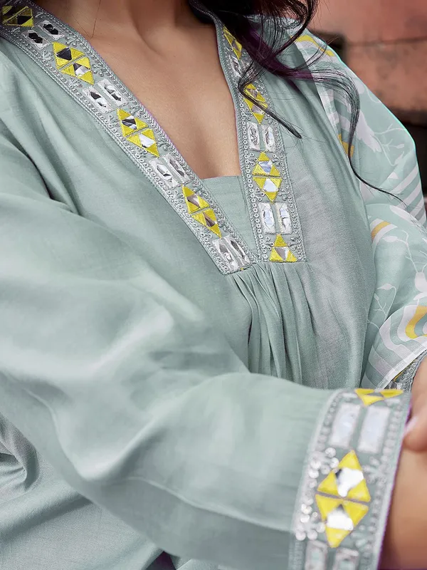 Green_Viscose_Premium_&_Elegant_Kurta_,_Dupatta_Pant_For_Women_&_Girls