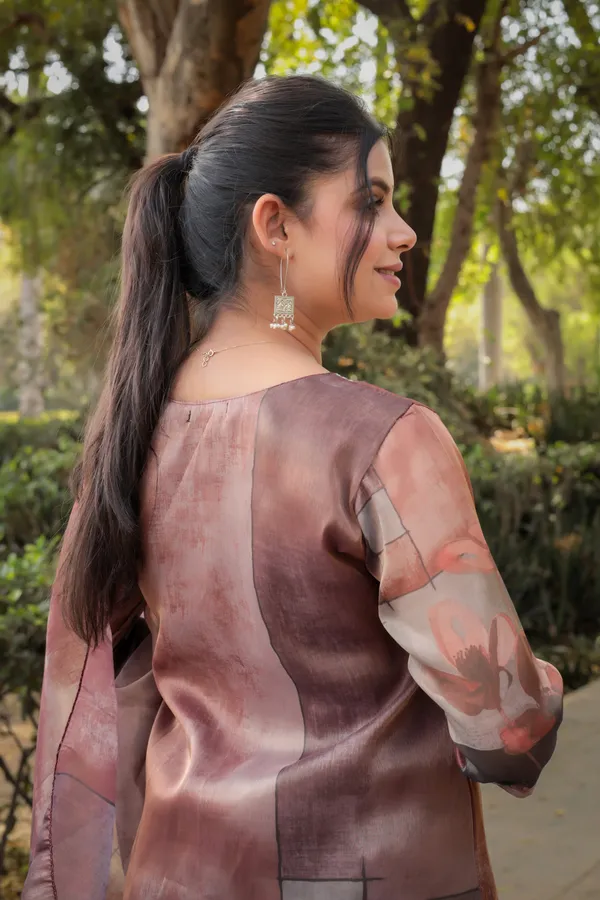 Brown_Silk_Premium_&_Elegant_Kurta_&_Pant_Set_With_Dupatta_For_Women_&_Girls