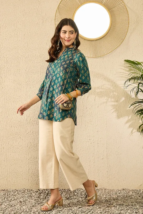 Orange_Cotton_Premium_&_Elegant_Top_For_Women_&_Girls