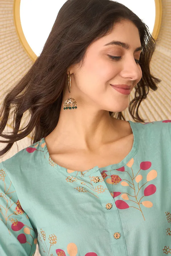 Mint_Bloom_Kurti_For_Women_&_Girls