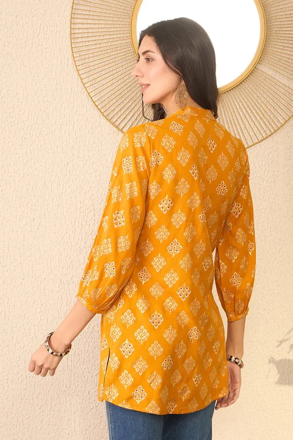 Yellow_Cotton_Premium_&_Elegant_Top_For_Women_&_Girls