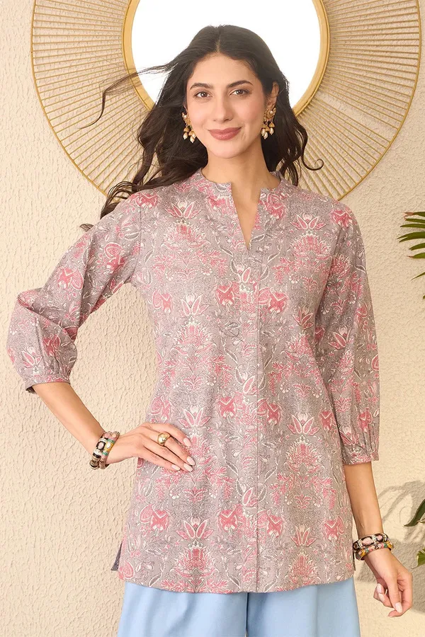 Grey_Cotton_Premium_&_Elegant_Top_For_Women_&_Girls