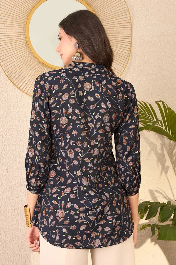Black_Cotton_Premium_&_Elegant_Top_For_Women_&_Girls